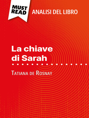cover image of La chiave di Sarah di Tatiana de Rosnay (Analisi del libro)